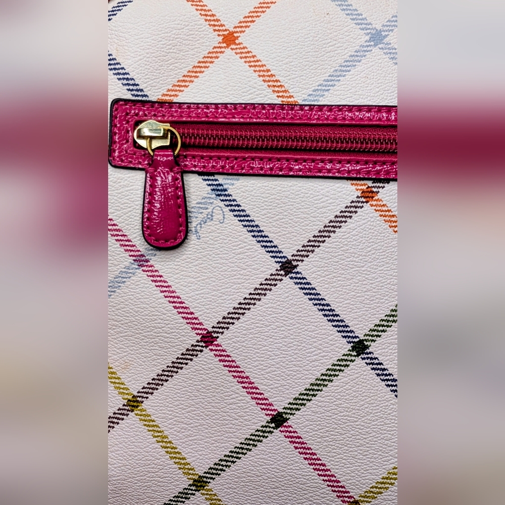 Coach White and Pink Crossbody Bag - Picture 3 of 10